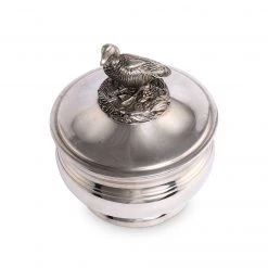 Vagabond House Morning Hunt Pewter Duck Sauce Bowl