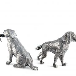 Vagabond House Pewter Hunting Dogs Salt & Pepper Set 9 Vagabond House Pewter Hunting Dogs Salt & Pepper Set