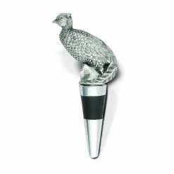 Vagabond House Pewter Pheasant Bottle Stopper