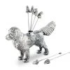 Vagabond House Pewter Retriever Cheese Picks