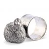 Vagabond House Quail Napkin Ring Morning Hunt