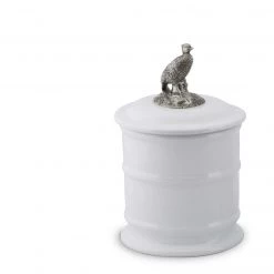 Vagabond House Pheasant Stoneware Canisters Morning Hunt