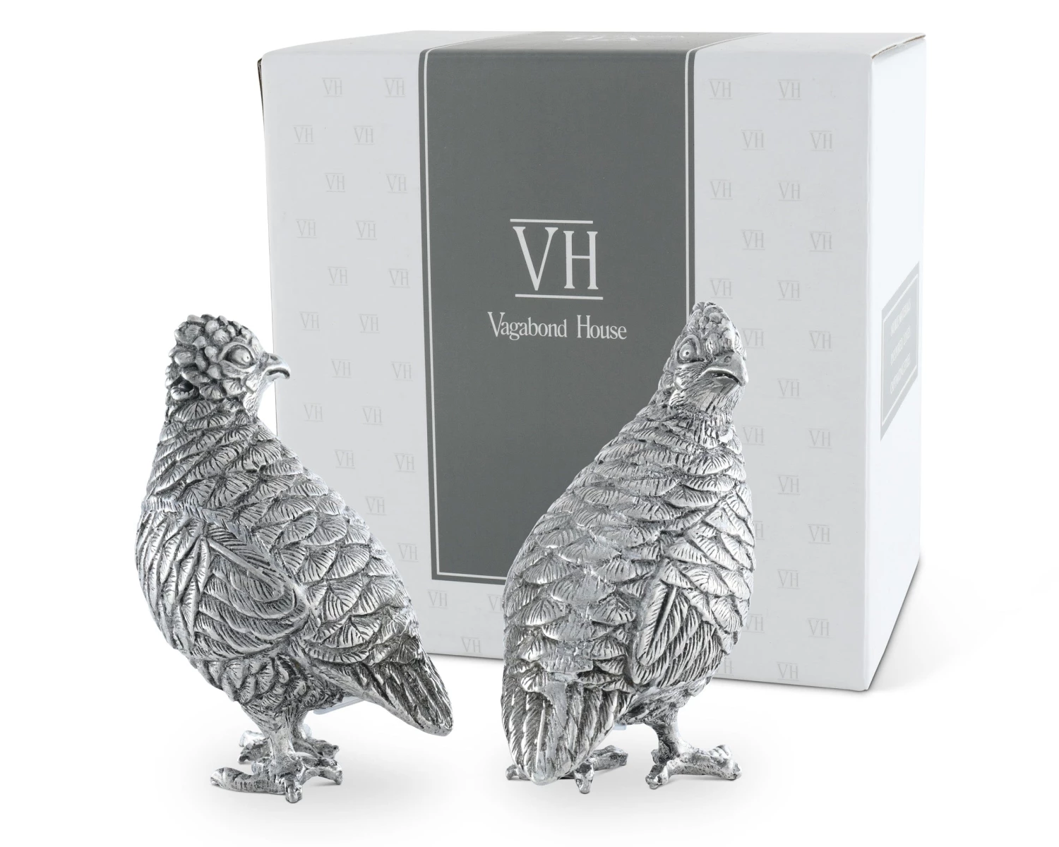 Vagabond House Standing Quails Salt & Pepper Set 6 Vagabond House Standing Quails Salt & Pepper Set