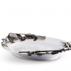 Vagabond House Morning Hunt Stoneware Hunt Tray