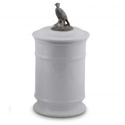 Vagabond House Pheasant Stoneware Canisters Morning Hunt