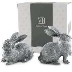 Vagabond House Wild Hare Salt And Pepper Set