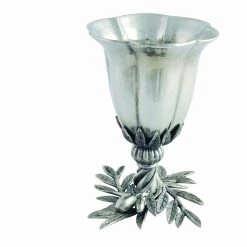 Vagabond House Olive Accent Pewter Kiddush Cup Olive Grove