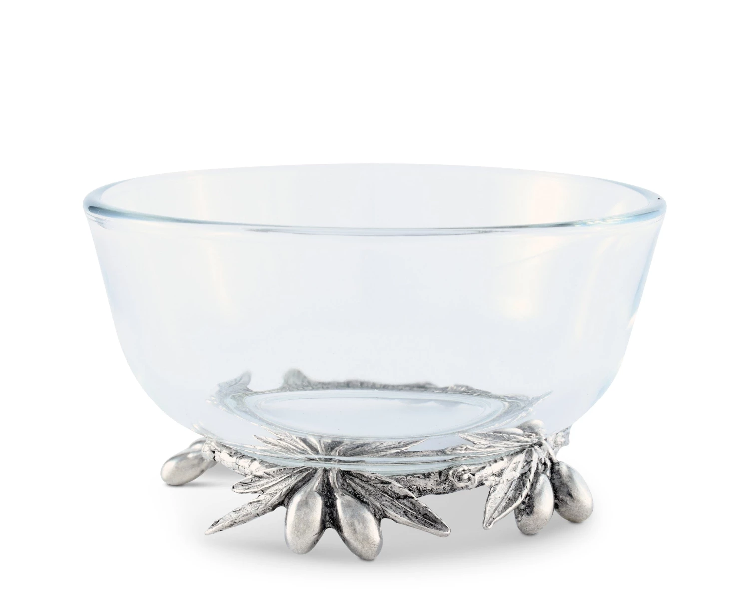Vagabond House Olive Grove Glass & Pewter Bowl 3 Vagabond House Olive Grove Glass & Pewter Bowl
