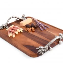 Vagabond House Olive Grove Olive Serving Tray Acacia-Rectangular