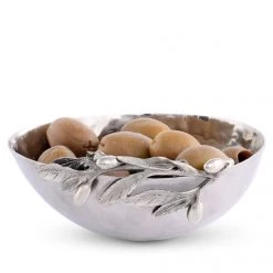 Vagabond House Olive Grove Olive Single Serving Bowl - Steel