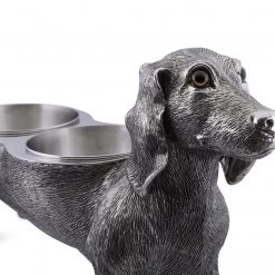Vagabond House Serving Bowls Pewter Dog Feeding Bowl
