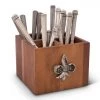 Vagabond House Fleur De Lis Flatware Caddy Provencal