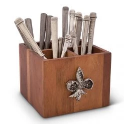 Vagabond House Fleur De Lis Flatware Caddy Provencal