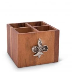 Vagabond House Fleur De Lis Flatware Caddy Provencal