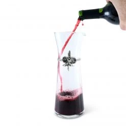 Vagabond House Provencal Fleur De Lis Wine Carafe