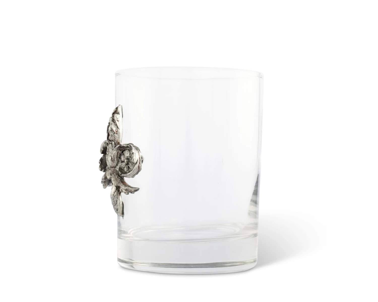 Vagabond House Provencal Fleur De Lys Double Old Fashion Bar Glass 4 Vagabond House Provencal Fleur De Lys Double Old Fashion Bar Glass