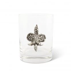 Vagabond House Provencal Fleur De Lys Double Old Fashion Bar Glass 9 Vagabond House Provencal Fleur De Lys Double Old Fashion Bar Glass