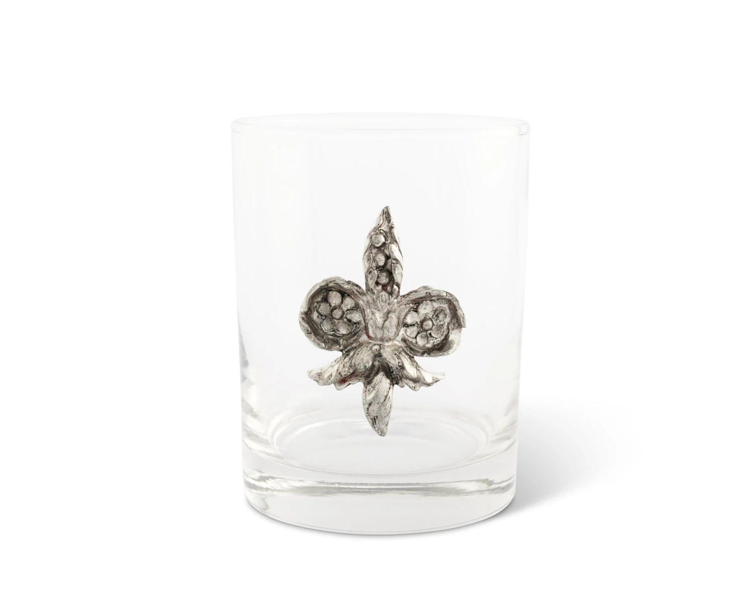 Vagabond House Provencal Fleur De Lys Double Old Fashion Bar Glass 5 Vagabond House Provencal Fleur De Lys Double Old Fashion Bar Glass