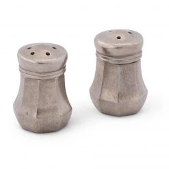 Vagabond House Mini Pewter Salt And Pepper