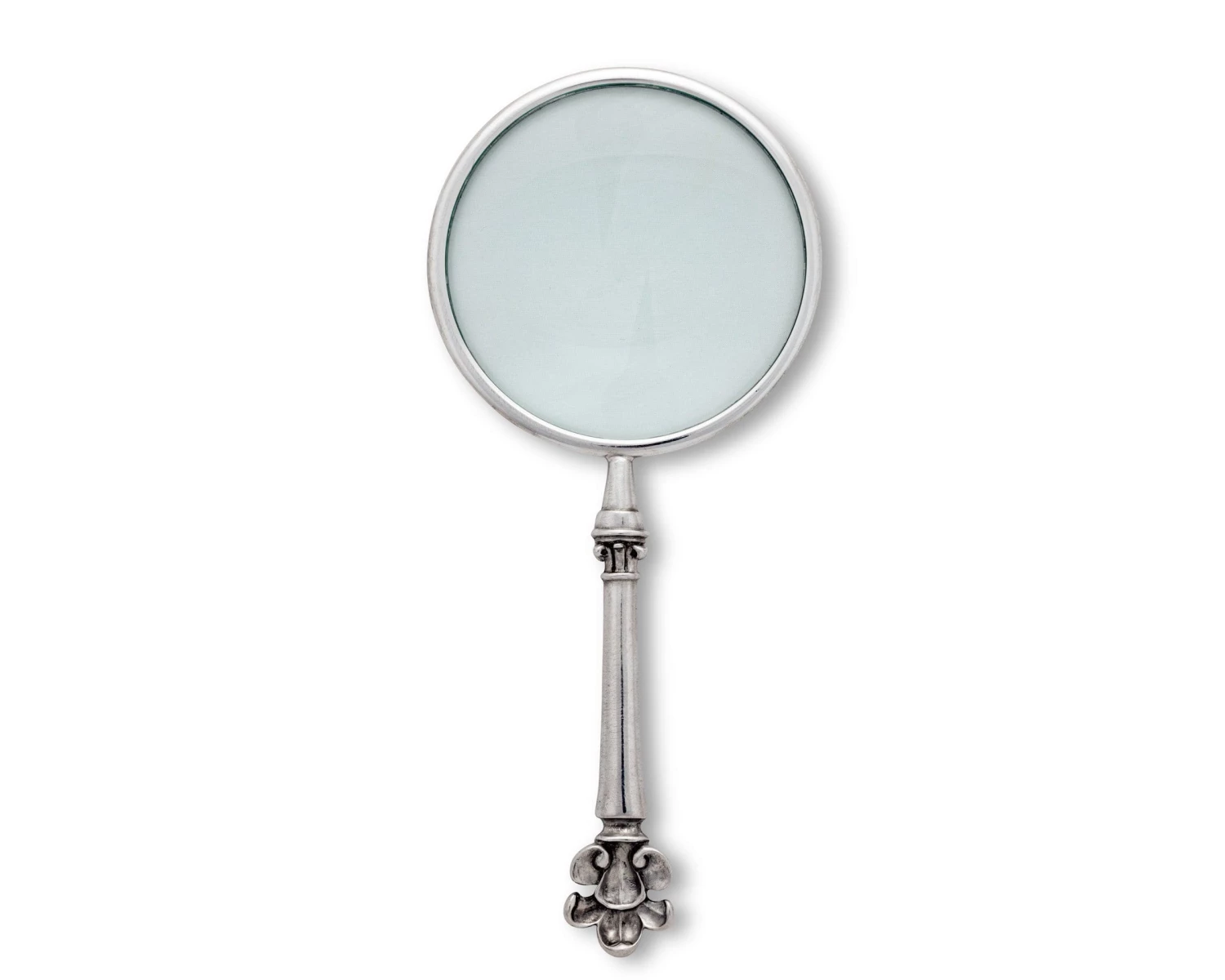 Vagabond House Pewter Provencal Pattern Magnifier 4 Inches 1 Vagabond House Pewter Provencal Pattern Magnifier 4 Inches