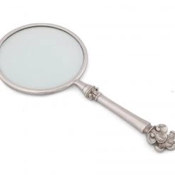 Vagabond House Pewter Provencal Pattern Magnifier 4 Inches 6 Vagabond House Pewter Provencal Pattern Magnifier 4 Inches