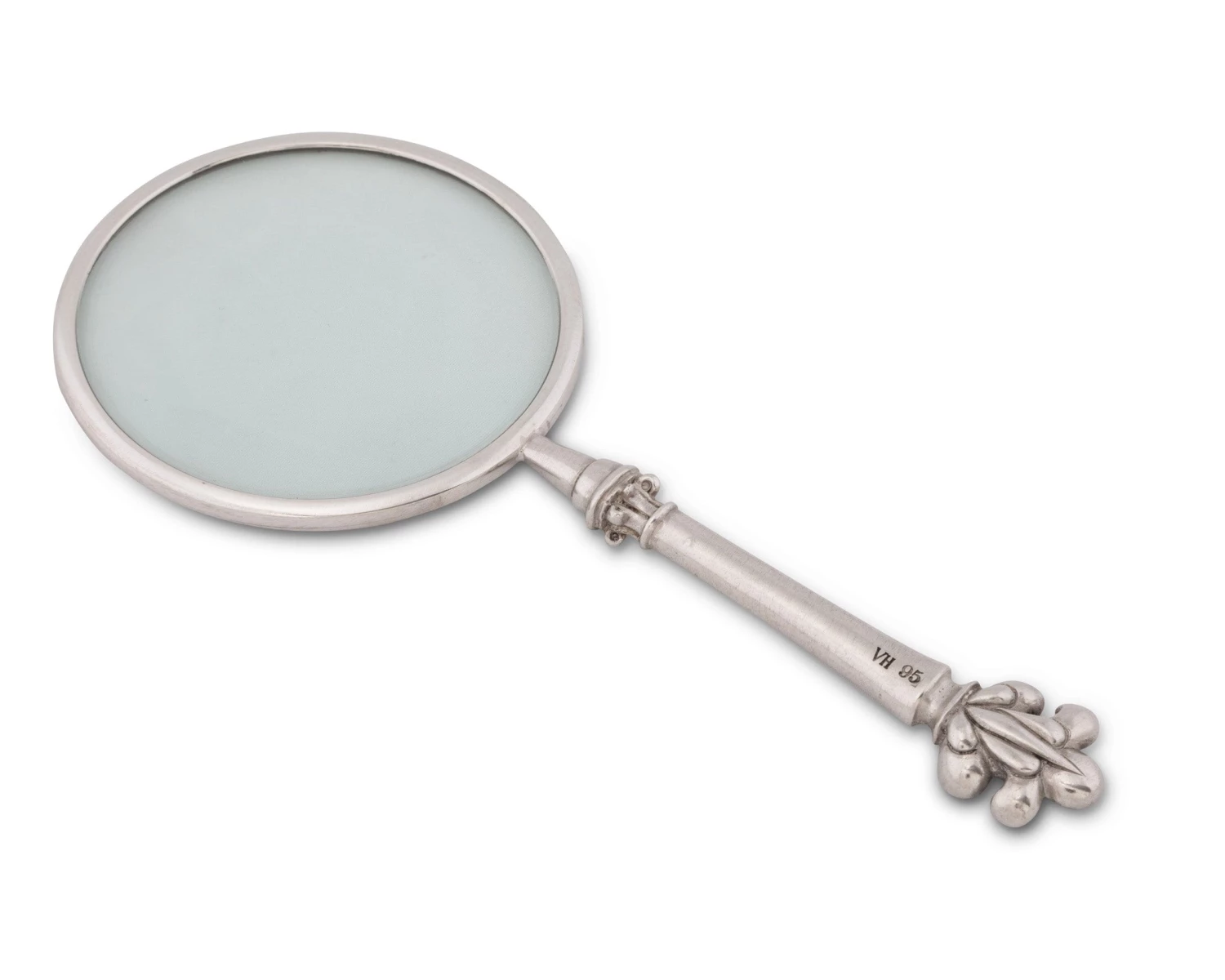 Vagabond House Pewter Provencal Pattern Magnifier 4 Inches 4 Vagabond House Pewter Provencal Pattern Magnifier 4 Inches