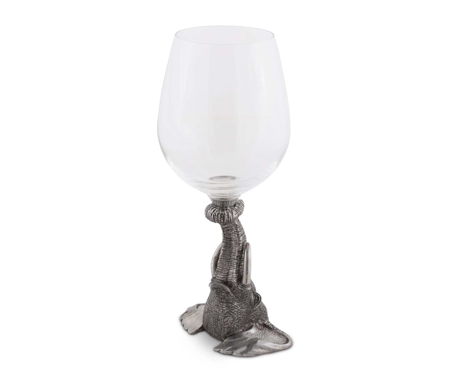 Vagabond House Elephant Wine Glasses 2 Vagabond House Elephant Wine Glasses
