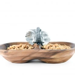 Vagabond House Safari Elephant Peanut Shape Nut Bowl