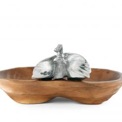 Vagabond House Safari Elephant Peanut Shape Nut Bowl