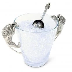 Vagabond House Glass Ice Bucket Lion Handles 7 Vagabond House Glass Ice Bucket Lion Handles