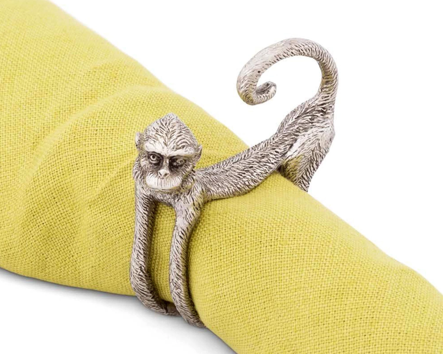 Vagabond House Safari Monkey Napkin Ring 2 Vagabond House Safari Monkey Napkin Ring