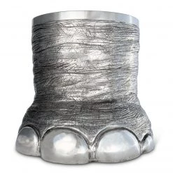 Vagabond House Pewter Elephant Foot Ice Bucket