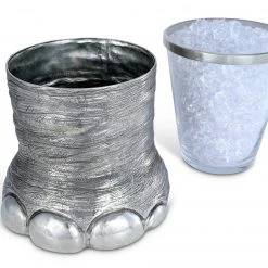 Vagabond House Pewter Elephant Foot Ice Bucket