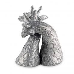 Vagabond House Pewter Giraffes Salt & Pepper Set