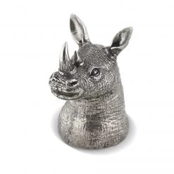 Vagabond House Rhino Pewter Bottle Opener