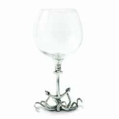 Vagabond House Sea And Shore Octopus Stemware