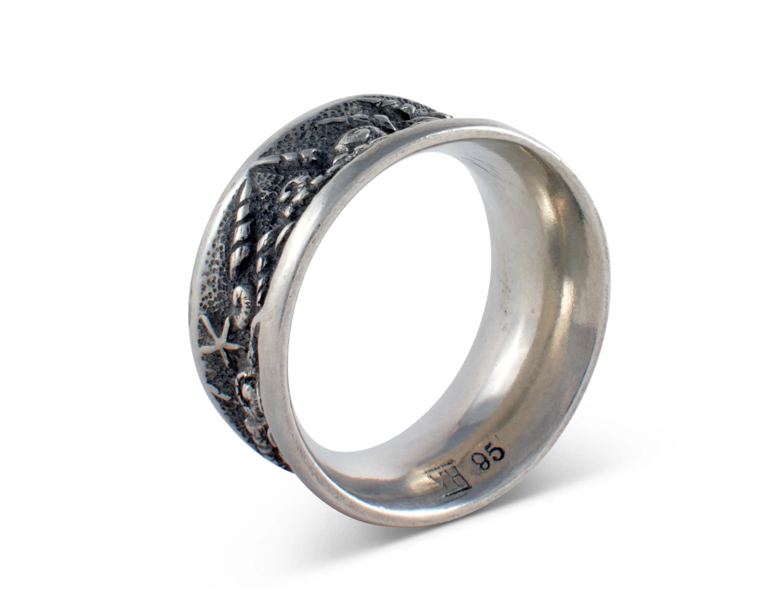 Vagabond House Coastal Tide Pool Napkin Ring Sea And Shore 3 Vagabond House Coastal Tide Pool Napkin Ring Sea And Shore