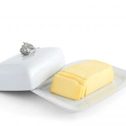 Vagabond House Conch Shell Stoneware Butter Dish