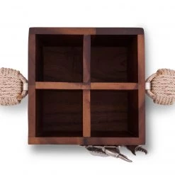 Vagabond House Crab Flatware Caddy Sea And Shore