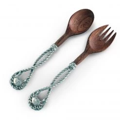 Vagabond House Crab & Rope Salad Server Set