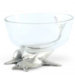 Vagabond House Sea And Shore Dolphin Dip Bowl