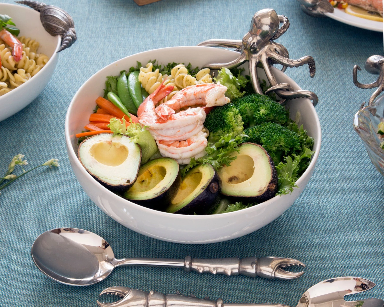 Vagabond House Sea And Shore Octopus Dip Bowl 3 Vagabond House Sea And Shore Octopus Dip Bowl