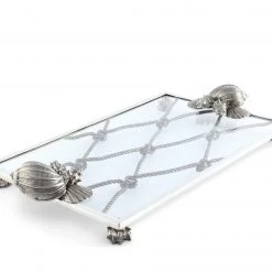 Vagabond House Marine Life Glass Tray Sea And Shore