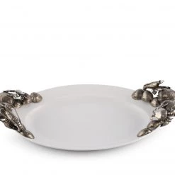 Vagabond House Sea And Shore Marine Life Large Stoneware Tray