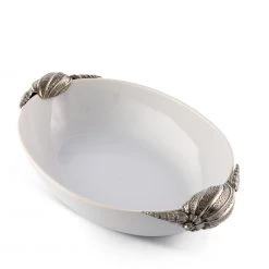 Vagabond House Sea And Shore Marine Life Stoneware Serving Dish