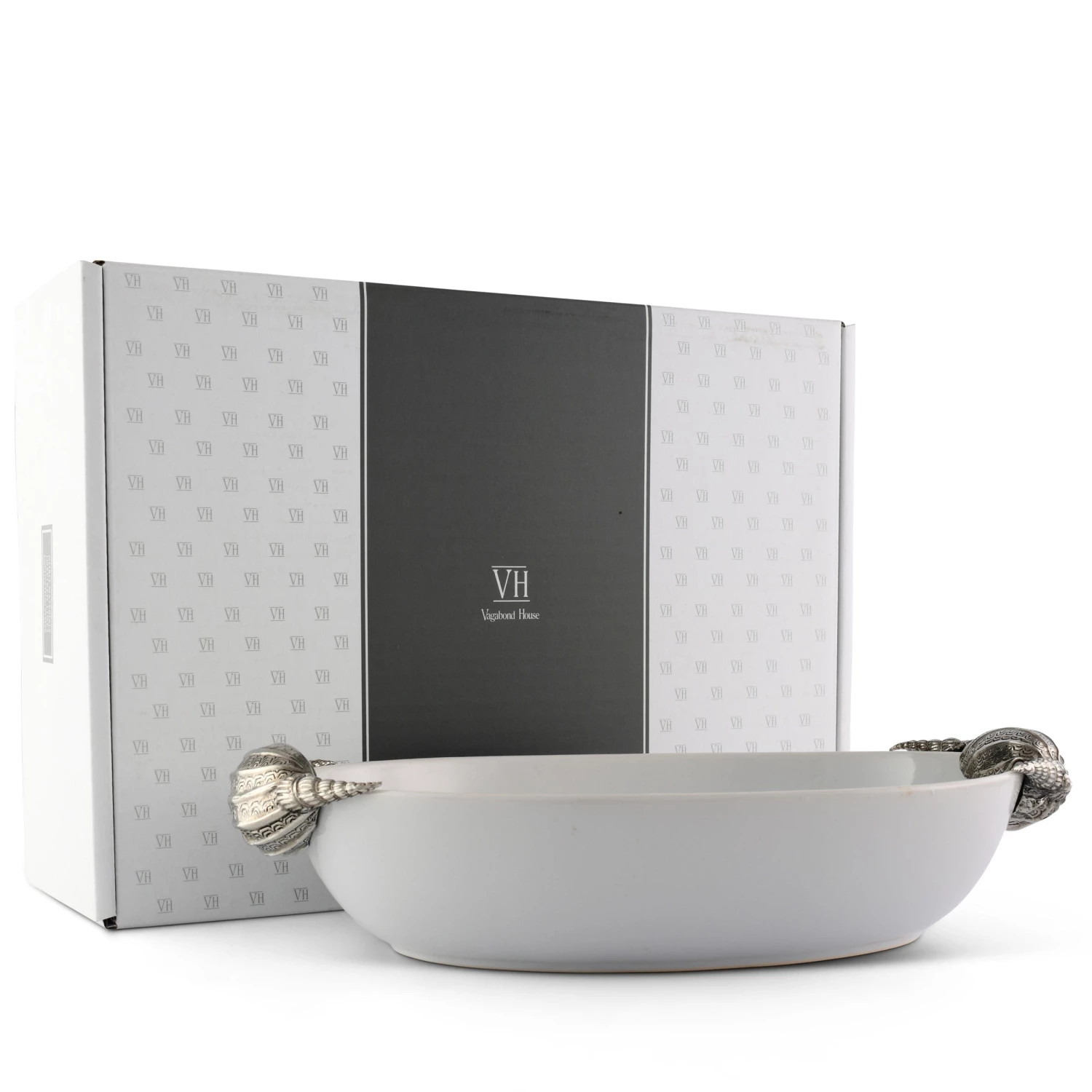 Vagabond House Sea And Shore Marine Life Stoneware Serving Dish 6 Vagabond House Sea And Shore Marine Life Stoneware Serving Dish