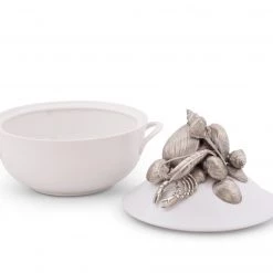 Vagabond House Sea And Shore Marine Life Stoneware Soup Tureen