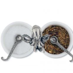 Vagabond House Sea And Shore Octopus Dbl Salt Cellar