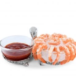 Vagabond House Sea And Shore Octopus Double Condiment Bowls
