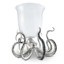 Vagabond House Octopus Glass Ice Bucket Sea And Shore